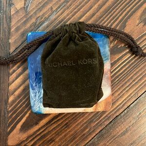 Michael Kors Black Velvet Pouch